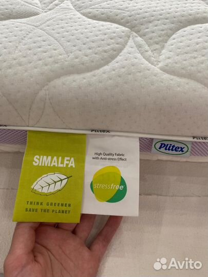Матрас 120 на 60 plitex memory foam