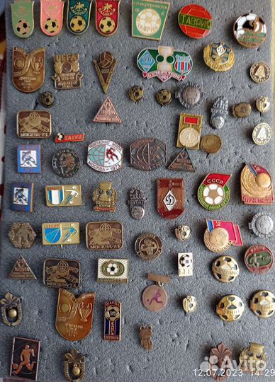 Значки СССР тяжёлые спорт