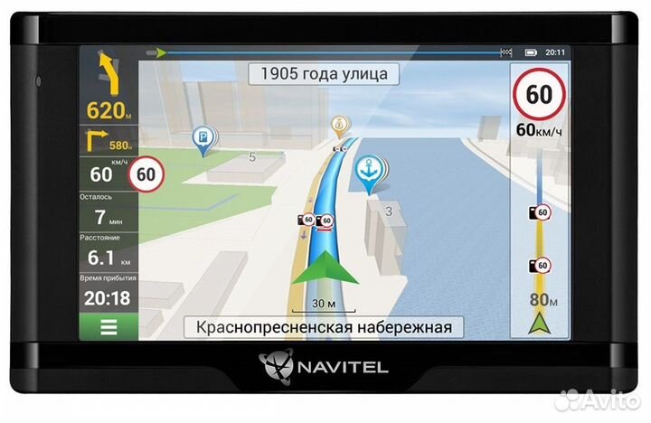 GPS-навигатор Navitel N500 Magnetic с дефектом