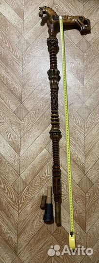 Трость резная для ходьбы Лошадь