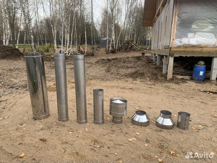 Трубы для дымохода 150 нержавейка (комплект)