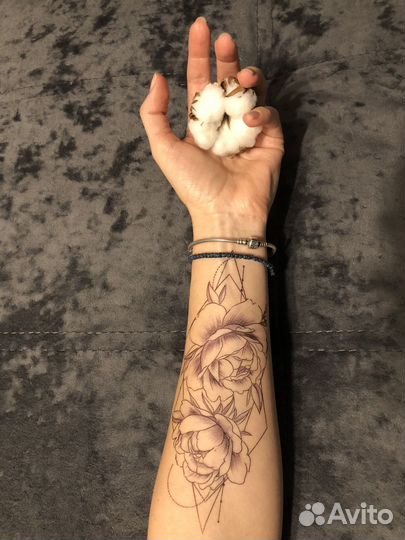 Временная тату, переводная тату