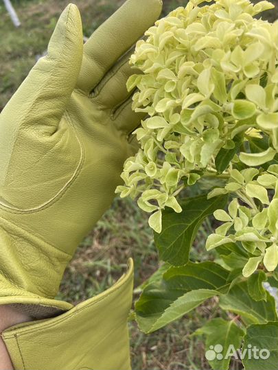 Перчатки женские кожаные новые р-р 7