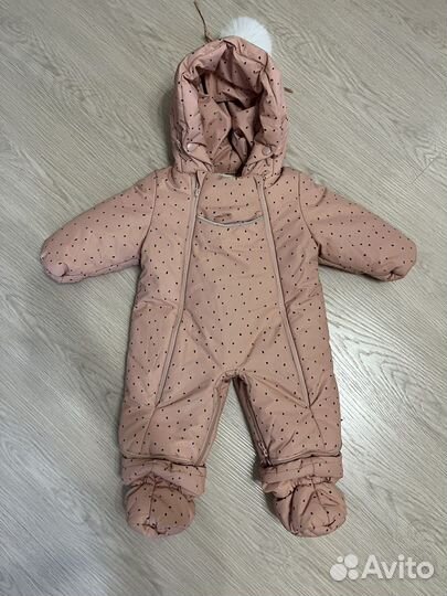 Зимний комбинезон для девочки 62-68