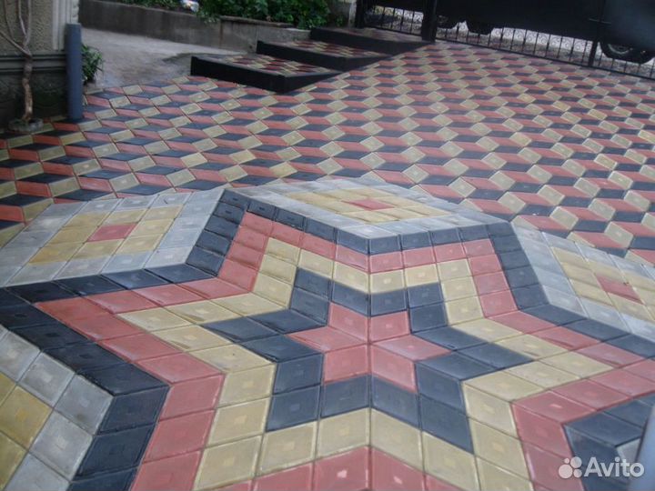 Тротуарная плитка (ромб) 3D