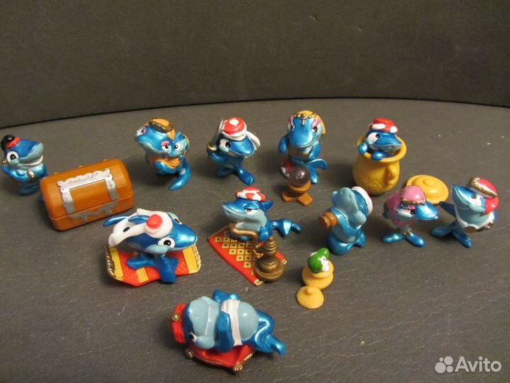 Бегемоты,Акулы,Пингвины,Слоны + вкладыш