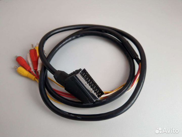 Кабель скарт-тюльпан Proleader 1.4м