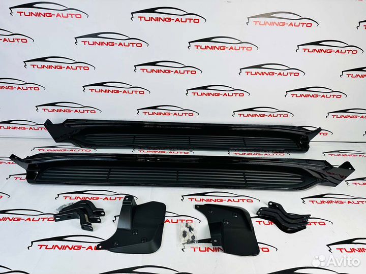 Подножки Lexus LX570 Toyota Land Cruiser 200 Q1303