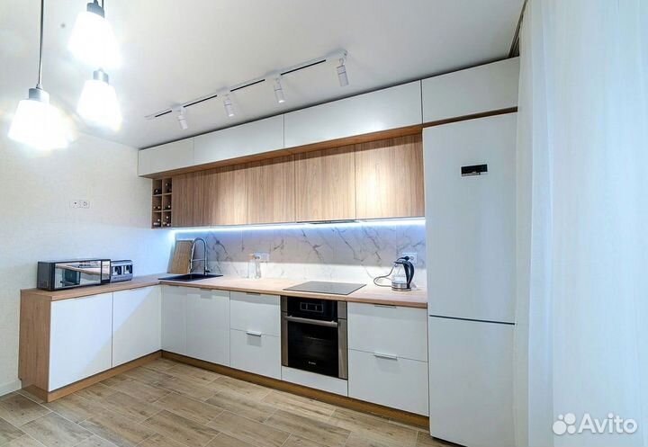 Кухня угловая на заказ.мдф фасады