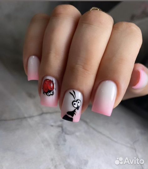 Маникюр с покрытием