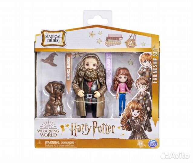 Набор коллекционных кукол Гермиона и Хагрид 7см 60