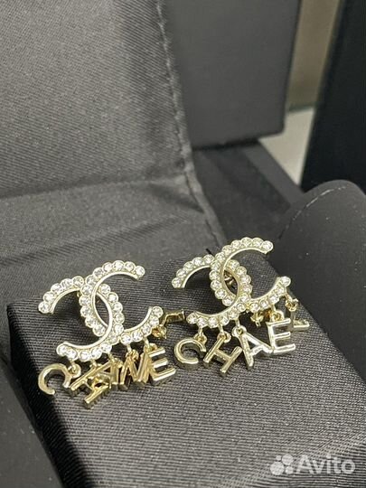 Серьги Chanel новые