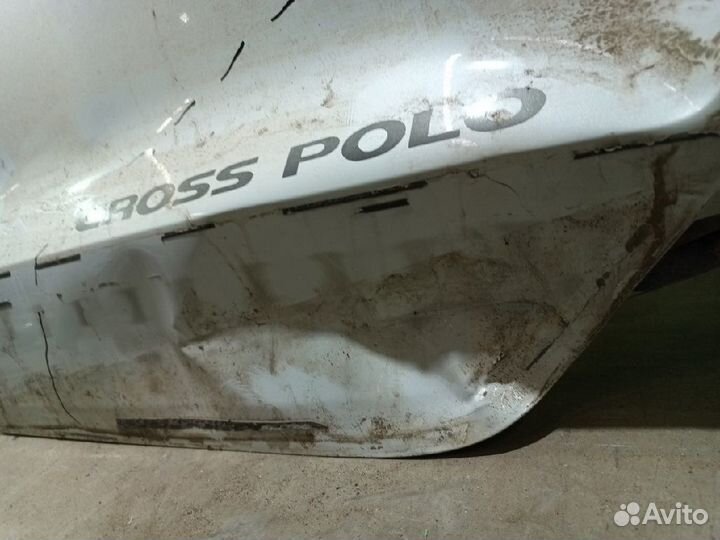 1011473 volkswagen polo дверь задняя левая 2013