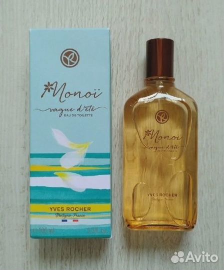 Ив Роше Туал. вода На летней Волне Моной Monoi