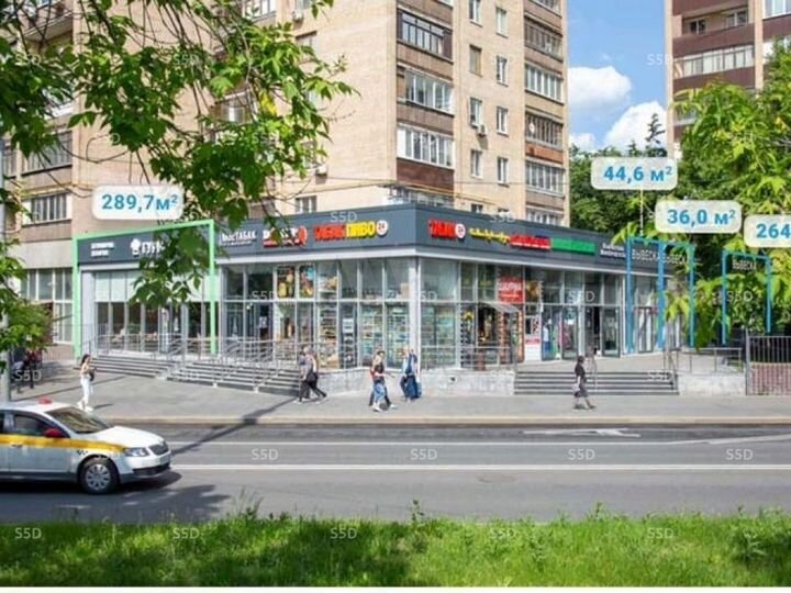 Продам торговое помещение, 44.6 м²