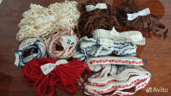 Кружево, тесьма,лента капроновая резинка СССР