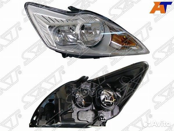 Фара ford focus II 08-11 RH хром ST-431-1170CR Sat