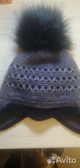 Шапка зимняя для девочки 52 54