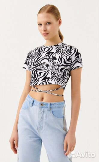 Топ денский с завязками