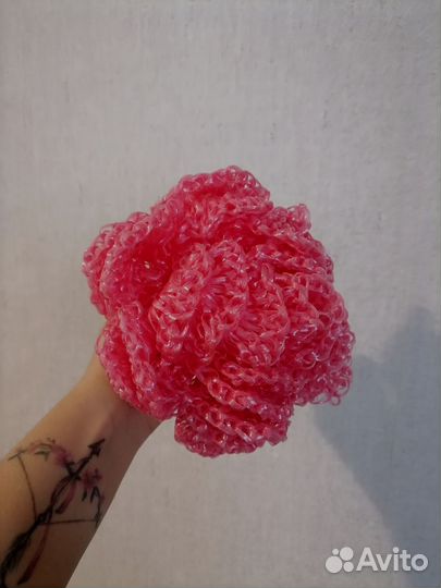 Мочалка, вихотки, розочка, шар, двуручная