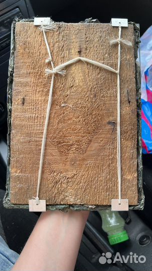 Икона старинная божией матери