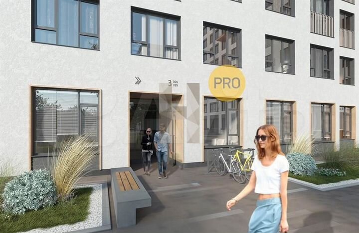 2-к. квартира, 58,4 м², 2/16 эт.