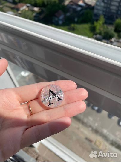 Адресник из эпоксидной смолы для собак