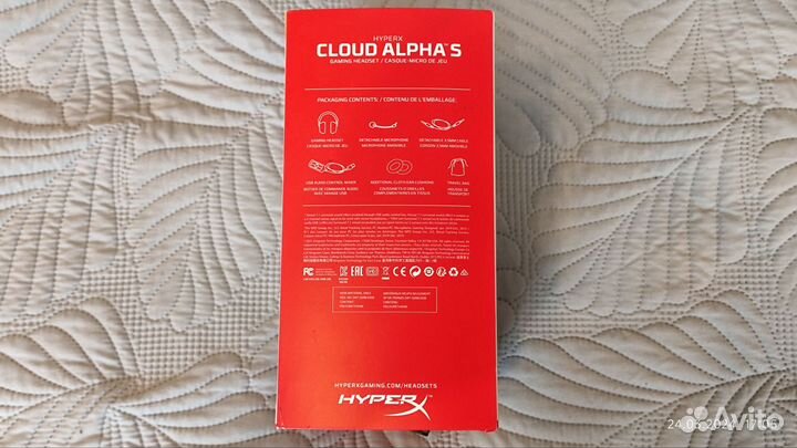 Игровые наушники hyperx