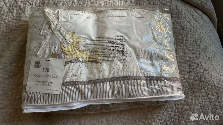 Бортики в кроватку mothercare