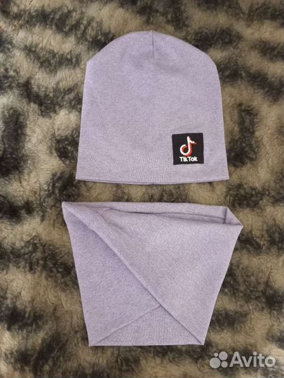 Наборы шапка+снуд девочка