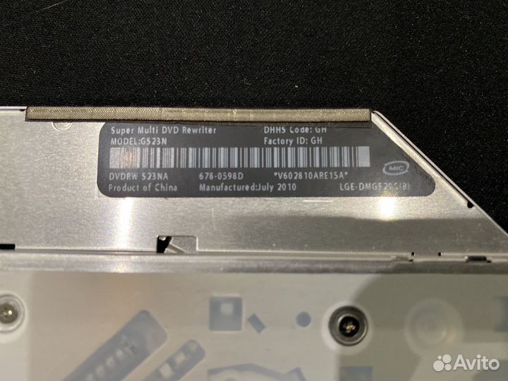 DVD привод MacBook Pro 13 (2010) A1278