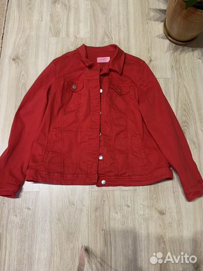 Куртка женская джинсовая манго. Размер 48