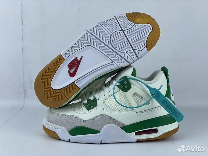 Кроссовки Nike Air Jordan 4 SB Pine Green