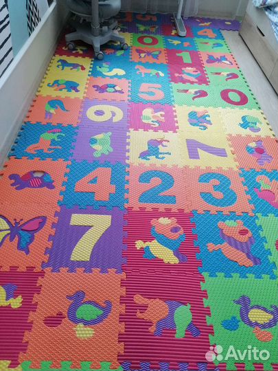 Мягкий коврик пазл
