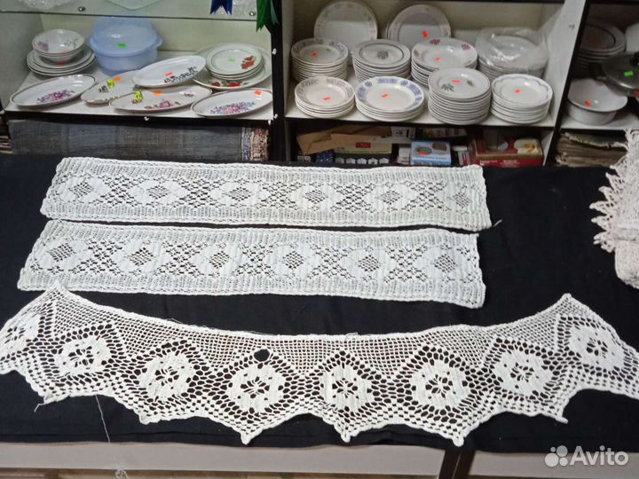 Скатерти, кружево. Салфетки