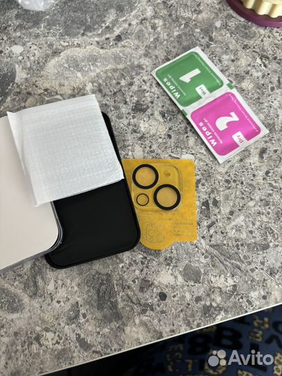 Защитное стекло камеры iPhone 14, 14 plus