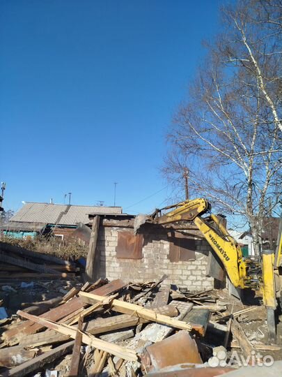 Демонтаж, снос строений под ключ
