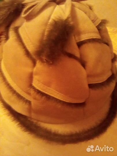 Шапочка-кепи осенне-зимняя