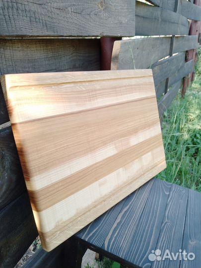 Доска разделочная из массива ясеня и дуба