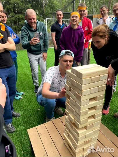 Гигантская дженга аренда