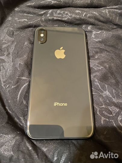 Телефон iPhone x черный 256gb
