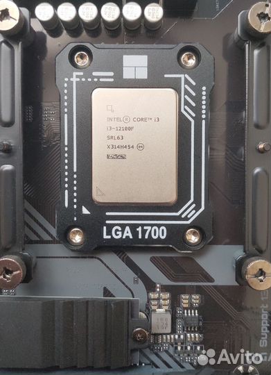 Комплект Intel core i3-12100f, Gigabyte b760m ds3h