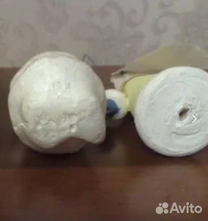 Снегурочка и Дед мороз СССР елочные игрушки