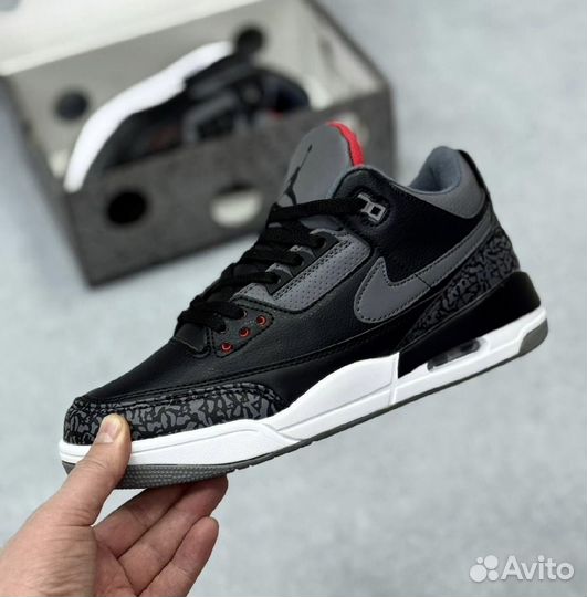 Кроссовки Air Jordan 3 Retro OG Black