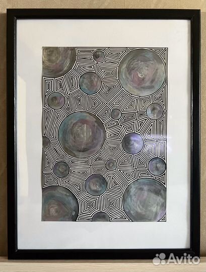 Картина ручная роспись абстракция