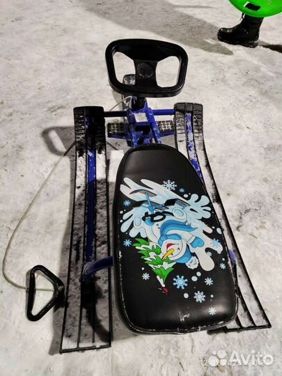 Санки снегокат детский Nika б у