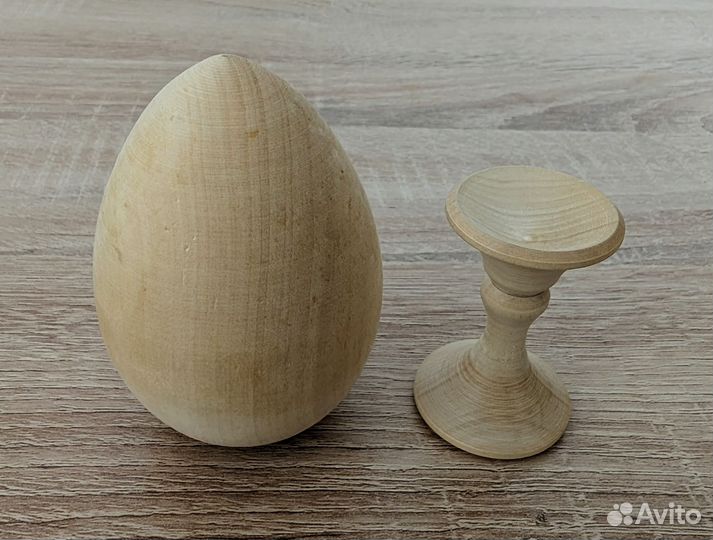 Деревянная заготовка яйцо
