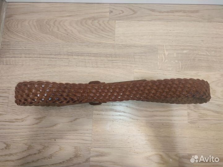 Ремень нат. кожа s/m коричневый