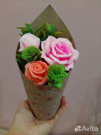 Букет из мыла