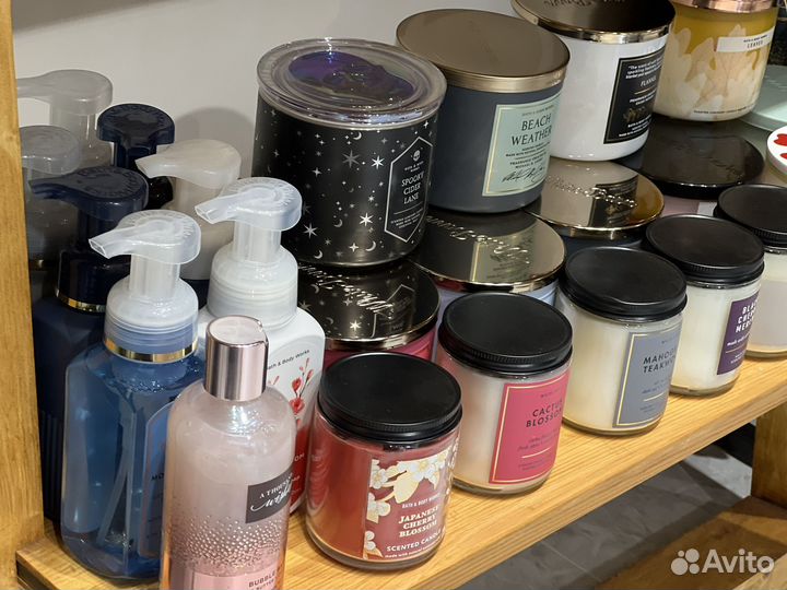Bath and Body Works мыло, свечи, мисты, гели
